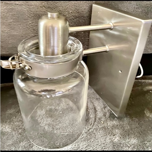 BRUSHED NICKEL WALL SCONCE - Picture 6 of 10